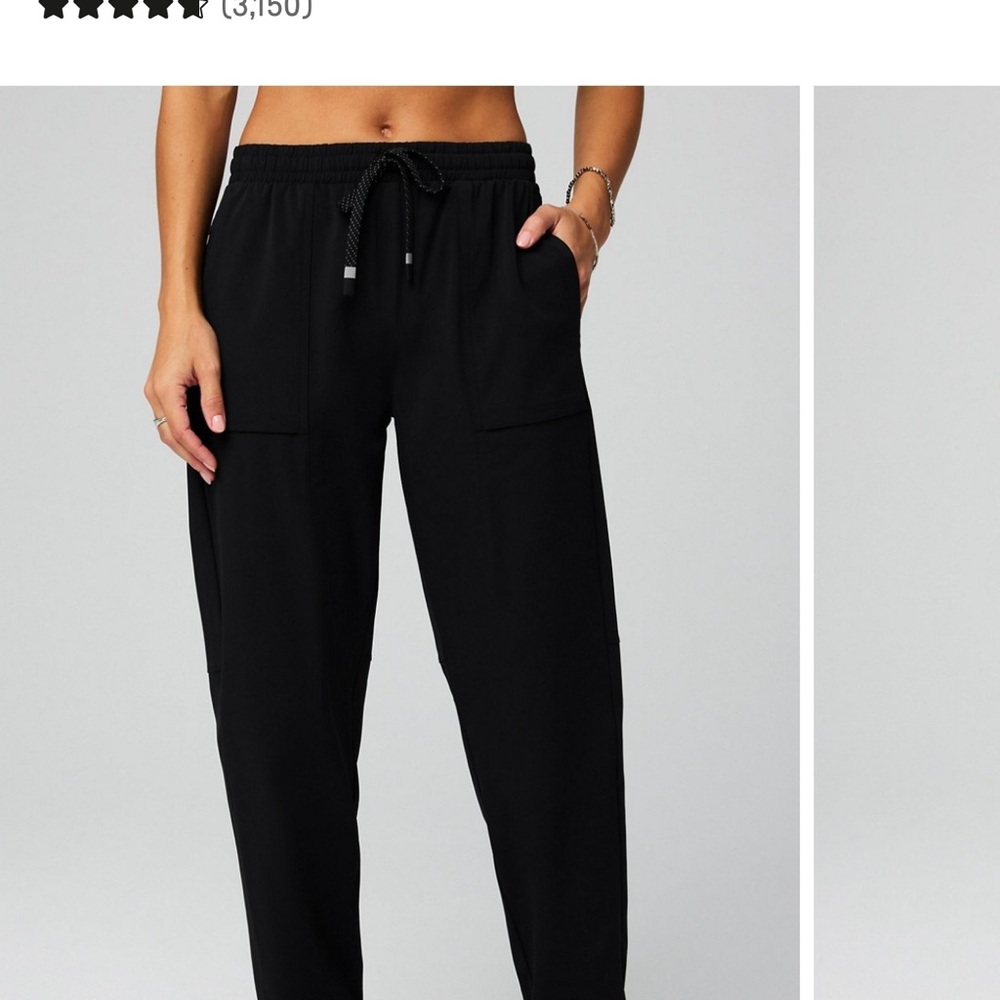 Fabletics Black Track Pants